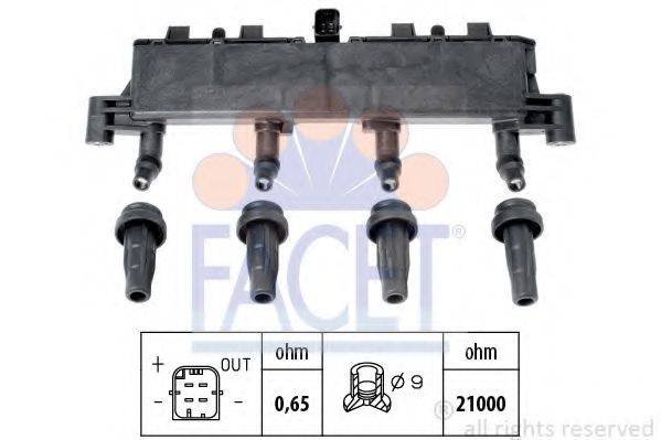 FACET 96370 Катушка зажигания