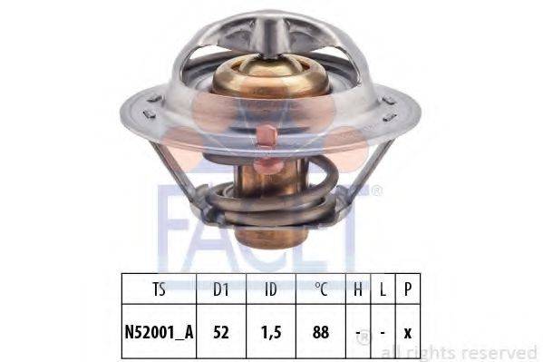 FACET 78266S Термостат, охлаждающая жидкость