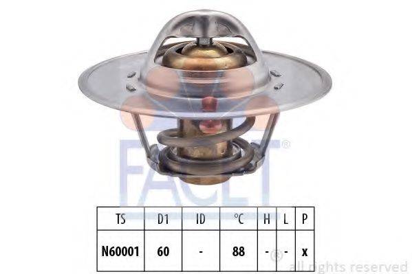 FACET 78461S Термостат, охлаждающая жидкость