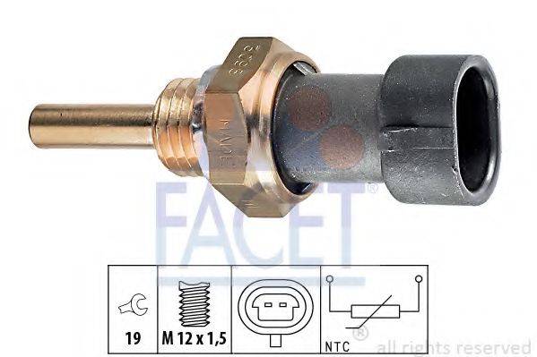 FACET 73098 Датчик, температура масла; Датчик, температура охлаждающей жидкости