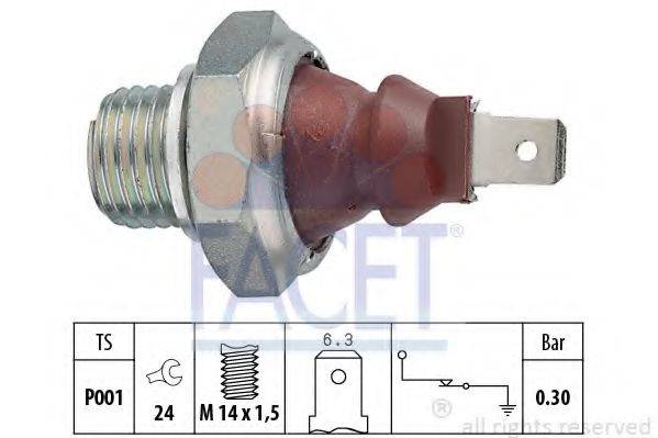 FACET 70023 Датчик давления масла