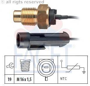 FACET 73158 Датчик, температура охлаждающей жидкости