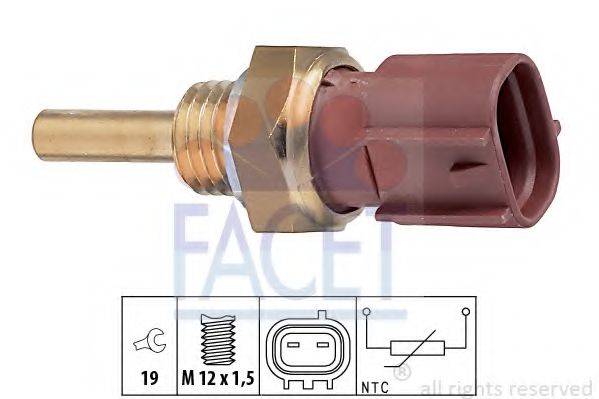 FACET 73213 Датчик, температура охлаждающей жидкости