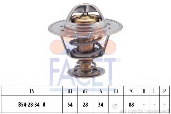 FACET 78536S Термостат, охлаждающая жидкость