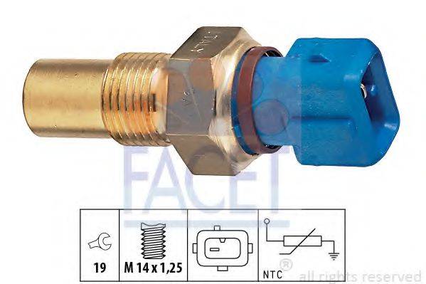 FACET 73182 Датчик, температура охлаждающей жидкости