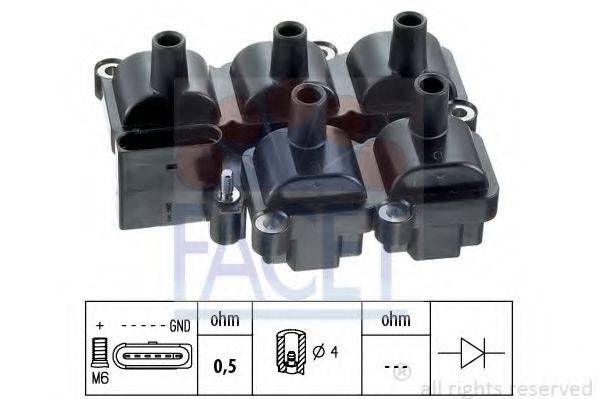 FACET 96293 Катушка зажигания