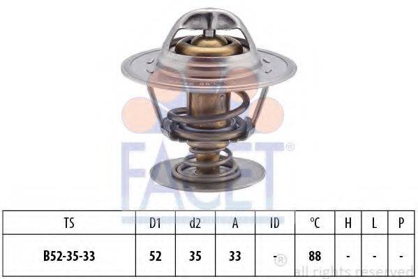 FACET 78394S Термостат, охлаждающая жидкость