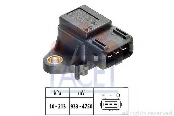 FACET 103009 Датчик давления воздуха, высотный корректор; Датчик, давление во впускном газопроводе