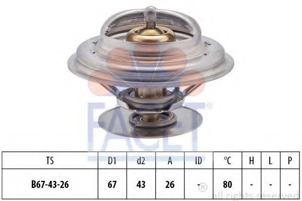 FACET 78260S Термостат, охлаждающая жидкость