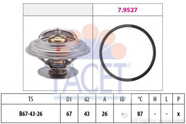 FACET 78385 Термостат, охлаждающая жидкость