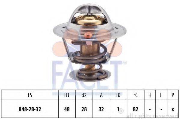 FACET 78289S Термостат, охлаждающая жидкость