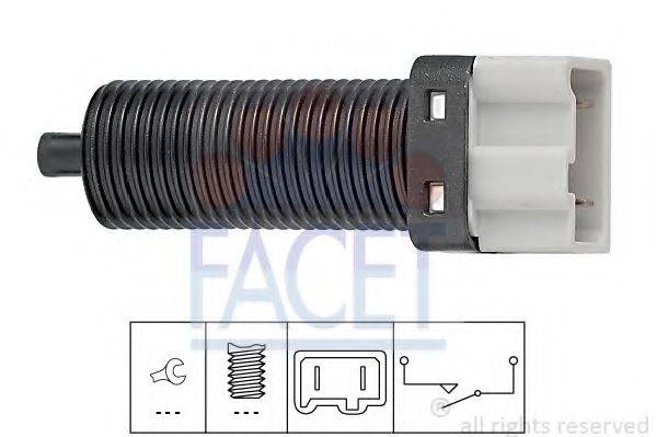FACET 71115 Выключатель, привод сцепления (Tempomat)