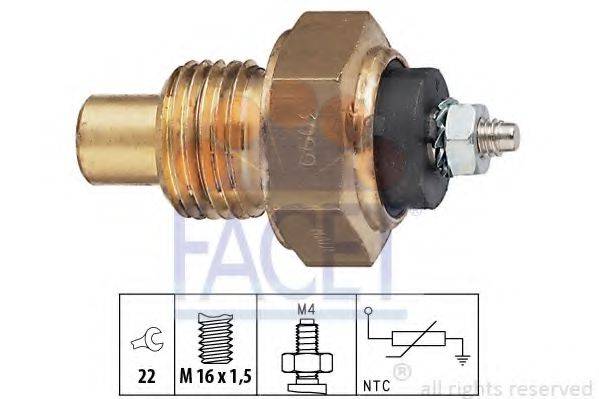 FACET 73099 Датчик, температура масла; Датчик, температура масла