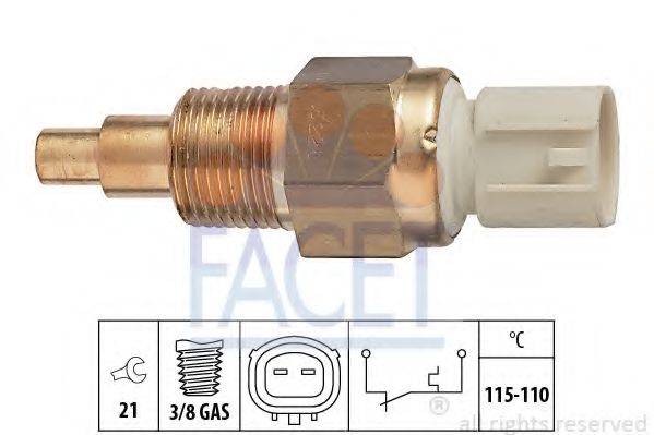 FACET 75228 Термовыключатель, вентилятор радиатора