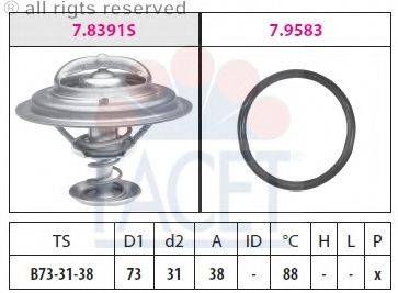 FACET 78391 Термостат, охлаждающая жидкость