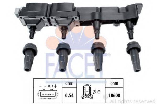 FACET 96307 Катушка зажигания