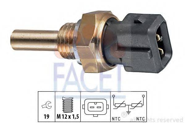 FACET 73192 Датчик, температура охлаждающей жидкости