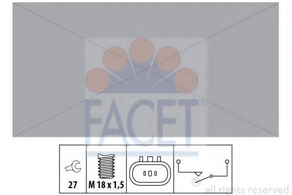 FACET 76319 Выключатель, фара заднего хода