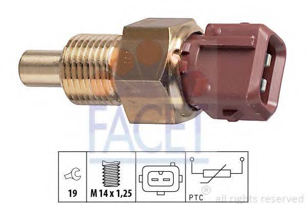 FACET 73308 Датчик, температура охлаждающей жидкости