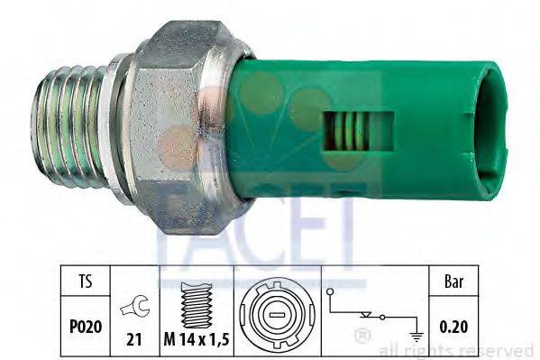 FACET 70131 Датчик давления масла