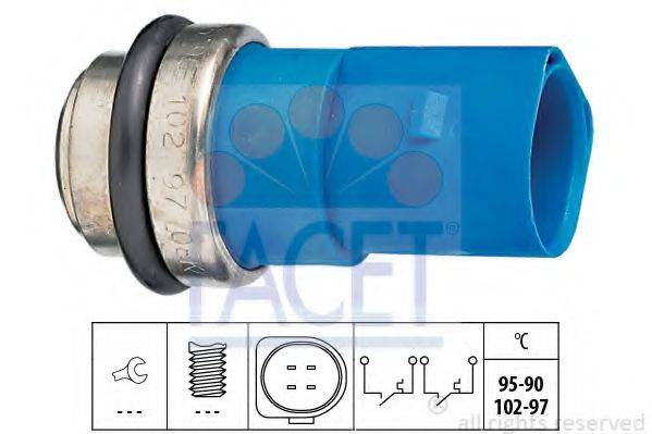 FACET 75692 Термовыключатель, вентилятор радиатора