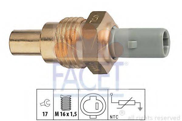 FACET 73161 Датчик, температура охлаждающей жидкости