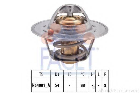 FACET 78202S Термостат, охлаждающая жидкость