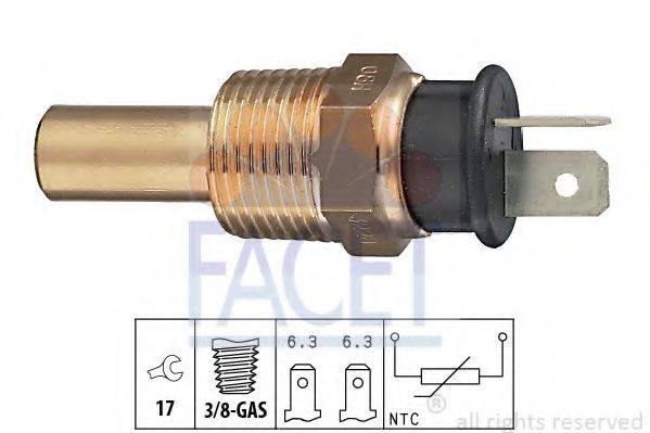 FACET 73228 Датчик, температура охлаждающей жидкости