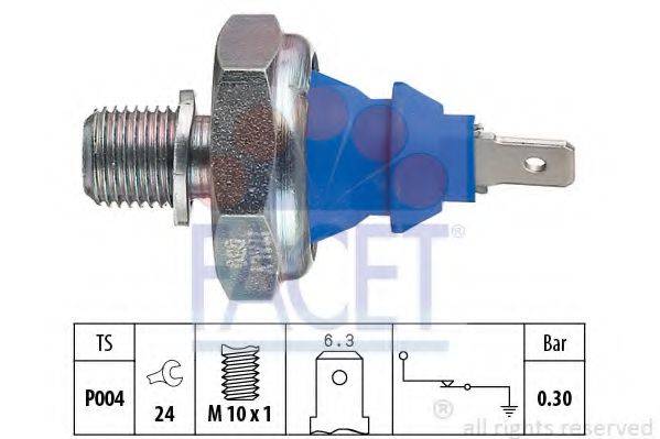 FACET 70108 Датчик давления масла