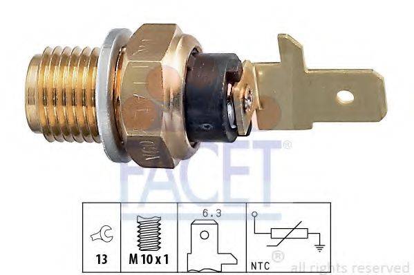 FACET 73154 Датчик, температура масла; Датчик, температура масла