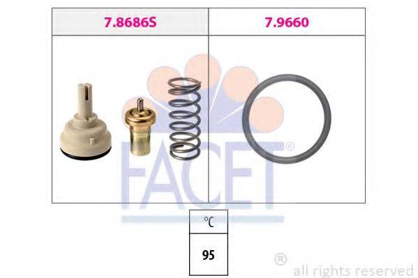 FACET 78686 Термостат, охлаждающая жидкость