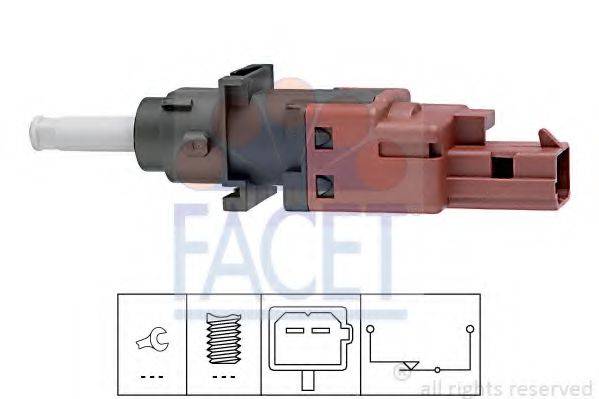 FACET 71170 Выключатель, привод сцепления (Tempomat)