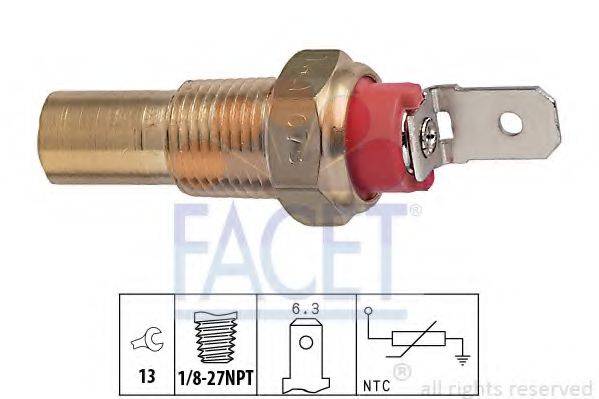 FACET 73115 Датчик, температура охлаждающей жидкости