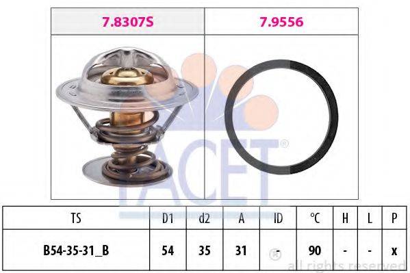 FACET 78307 Термостат, охлаждающая жидкость