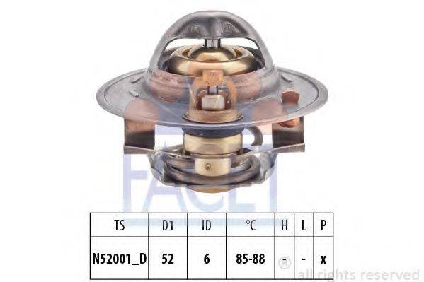 FACET 78272S Термостат, охлаждающая жидкость