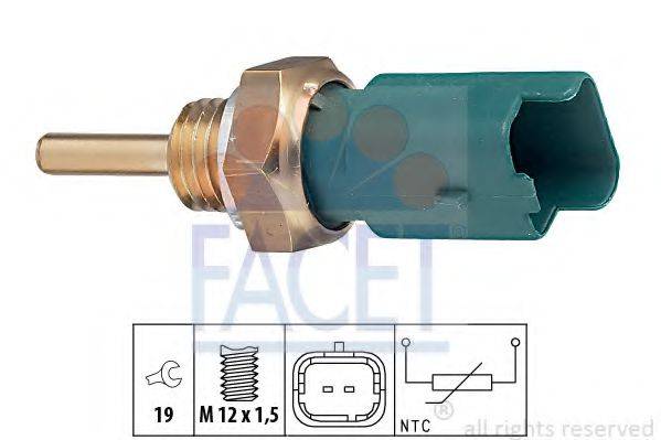 FACET 73261 Датчик, температура охлаждающей жидкости