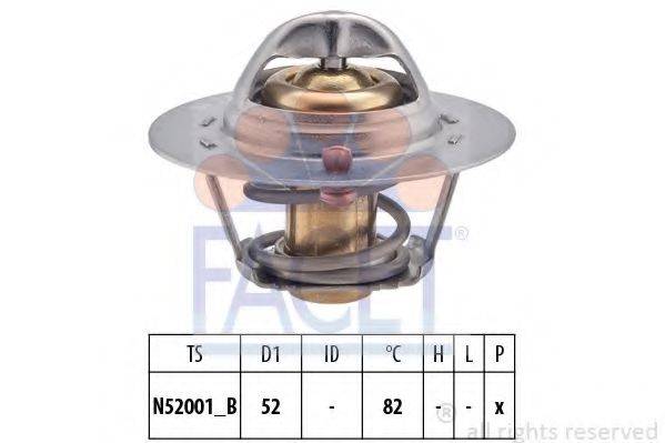 FACET 78364S Термостат, охлаждающая жидкость