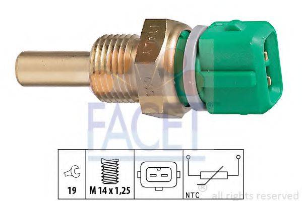 FACET 73204 Датчик, температура охлаждающей жидкости