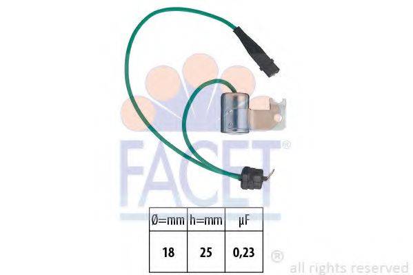 FACET 00179112 Конденсатор, система зажигания