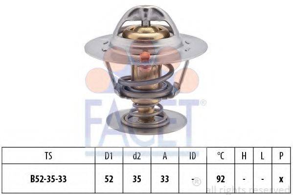 FACET 78396S Термостат, охлаждающая жидкость