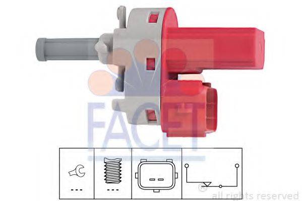 FACET 71171 Выключатель, привод сцепления (Tempomat)