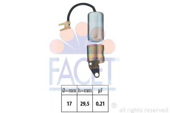 FACET 00267 Конденсатор, система зажигания