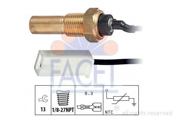 FACET 73250 Датчик, температура охлаждающей жидкости