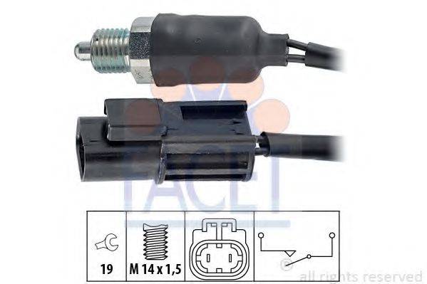 FACET 76116 Выключатель, фара заднего хода