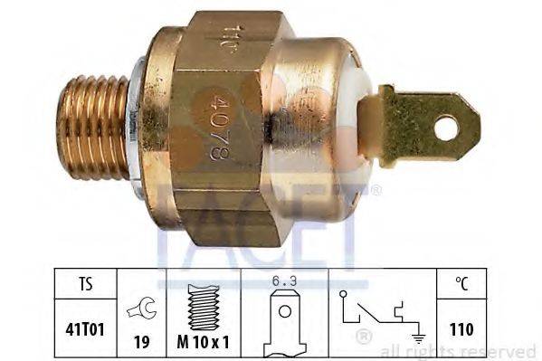 FACET 74078 термовыключатель, сигнальная лампа охлаждающей жидкости