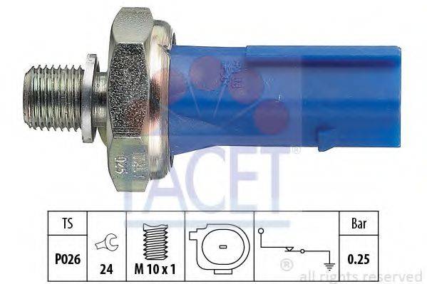 FACET 70133 Датчик давления масла