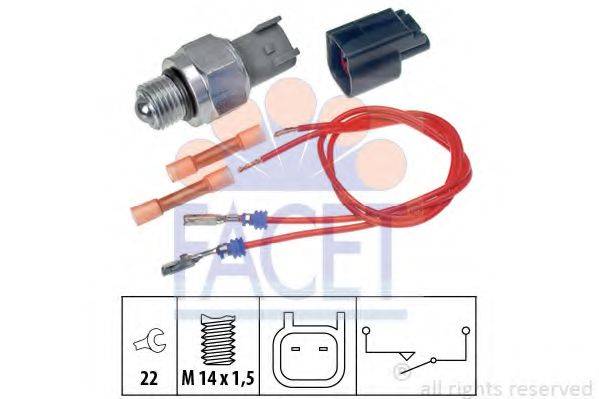 FACET 76274K Выключатель, фара заднего хода