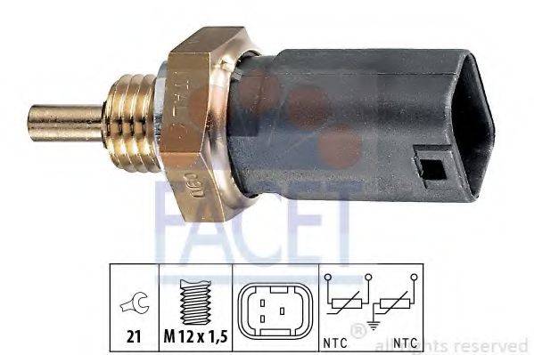 FACET 73252 Датчик, температура охлаждающей жидкости