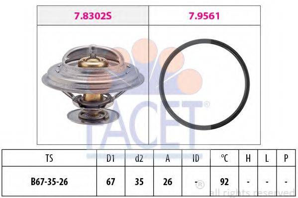 FACET 78303 Термостат, охлаждающая жидкость