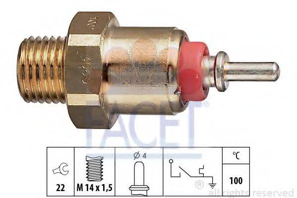 FACET 74069 термовыключатель, сигнальная лампа охлаждающей жидкости